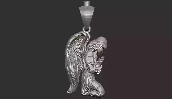 Praying Angel Pendant