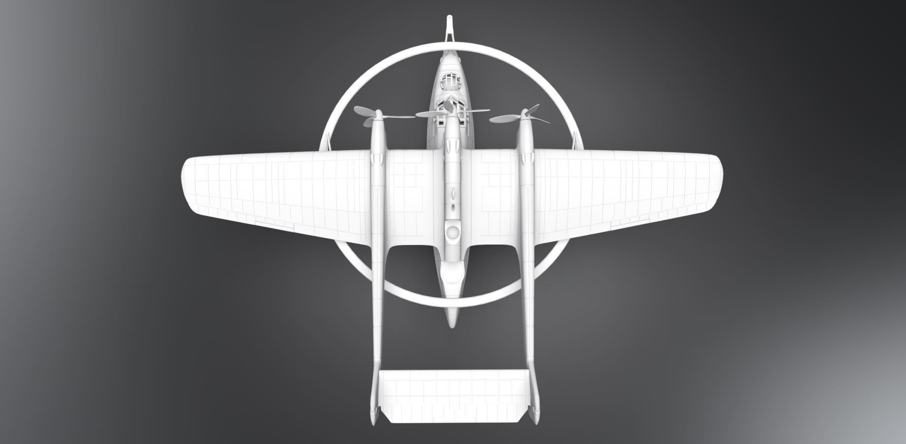 Blohm and  Voss BV 138 scale model 3D print model_3