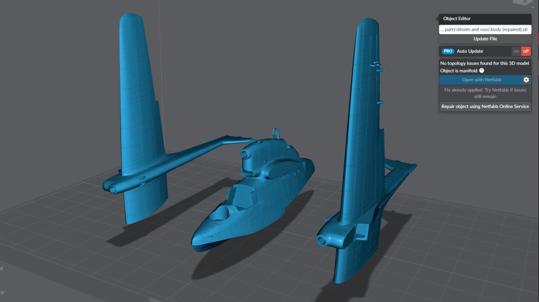 Blohm and  Voss BV 138 scale model 3D print model_5