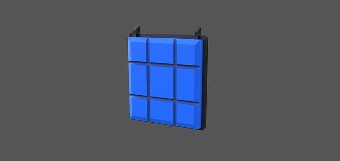 Cushion fenders 3D print model