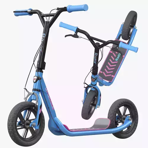 Flashback BMX Style Kick Scooter 3D model