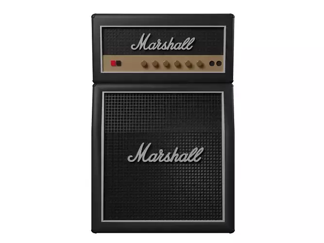 Speaker 3D model marshall amp