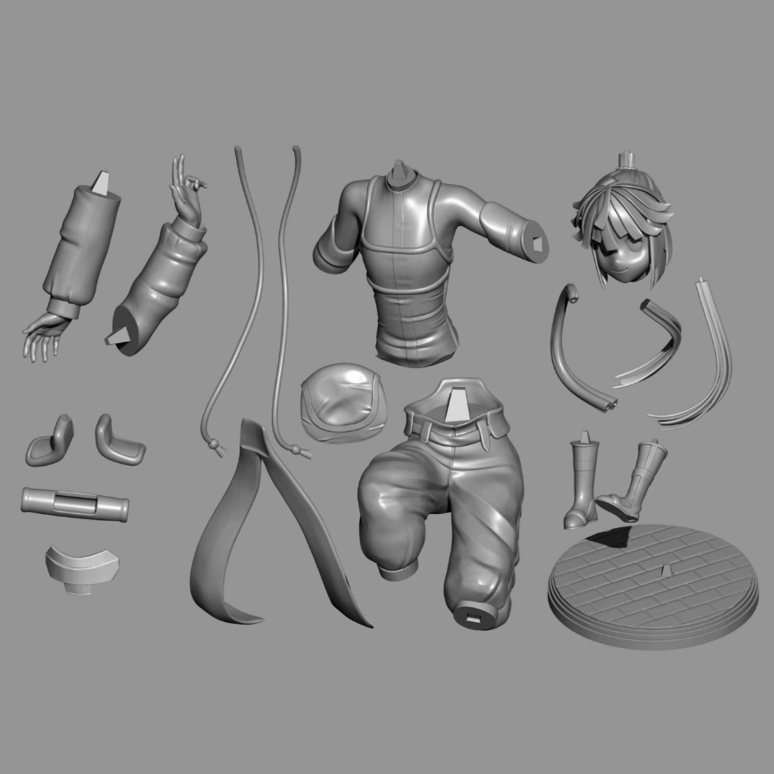 AKATSUKI LOG HORIZON  3D print model_1