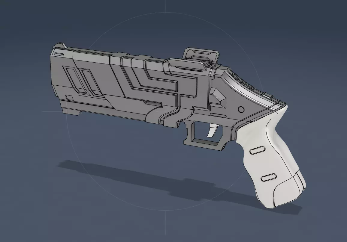 Chamber Headhunter Pistol from Valorant 3D print model_0