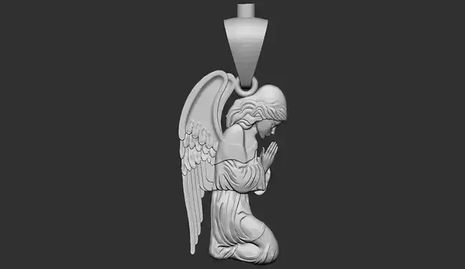 Praying Angel Pendant