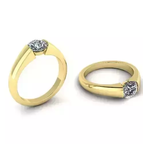 303 Ring with finger size seventeen point eighty hundredths mm