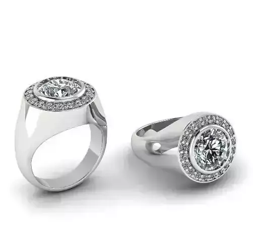 302 Ring with finger size sixteen point fifty mm