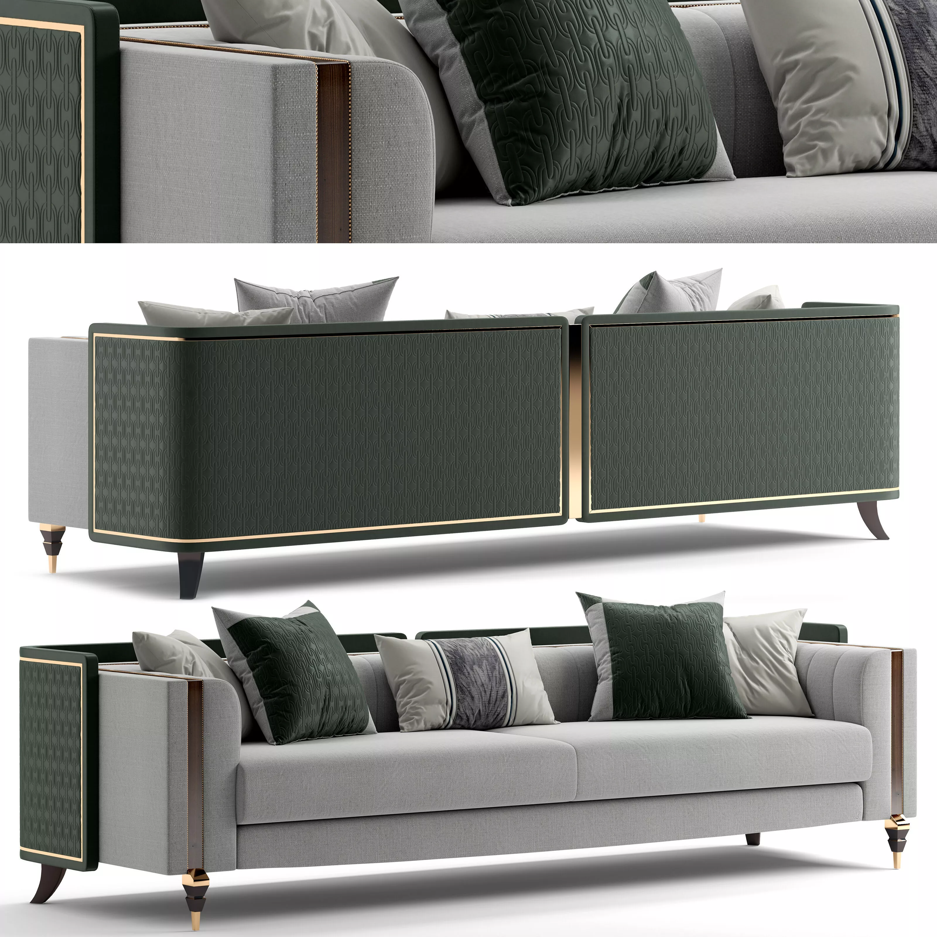 Sofa Aston Martin 3D model