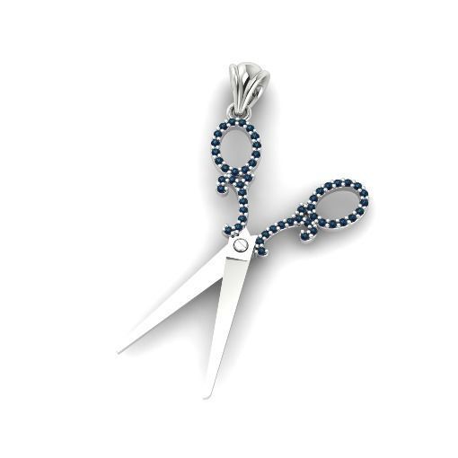 300 Pendant scissors 3D print model_1