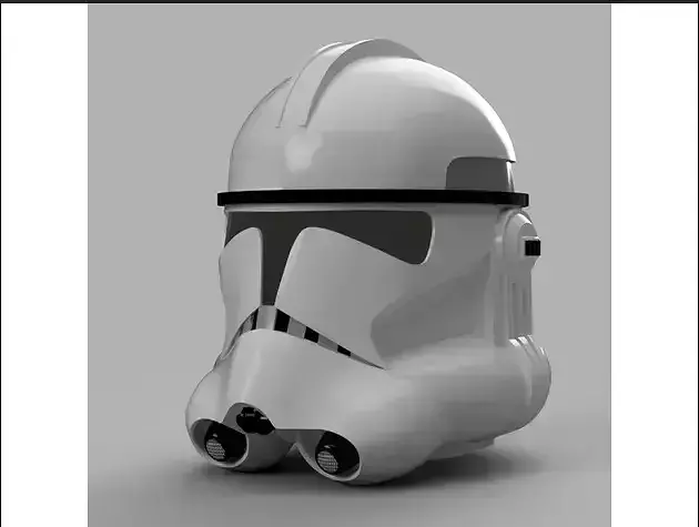 3D Star wars Phase 2 clone trooper helmet  3D print model