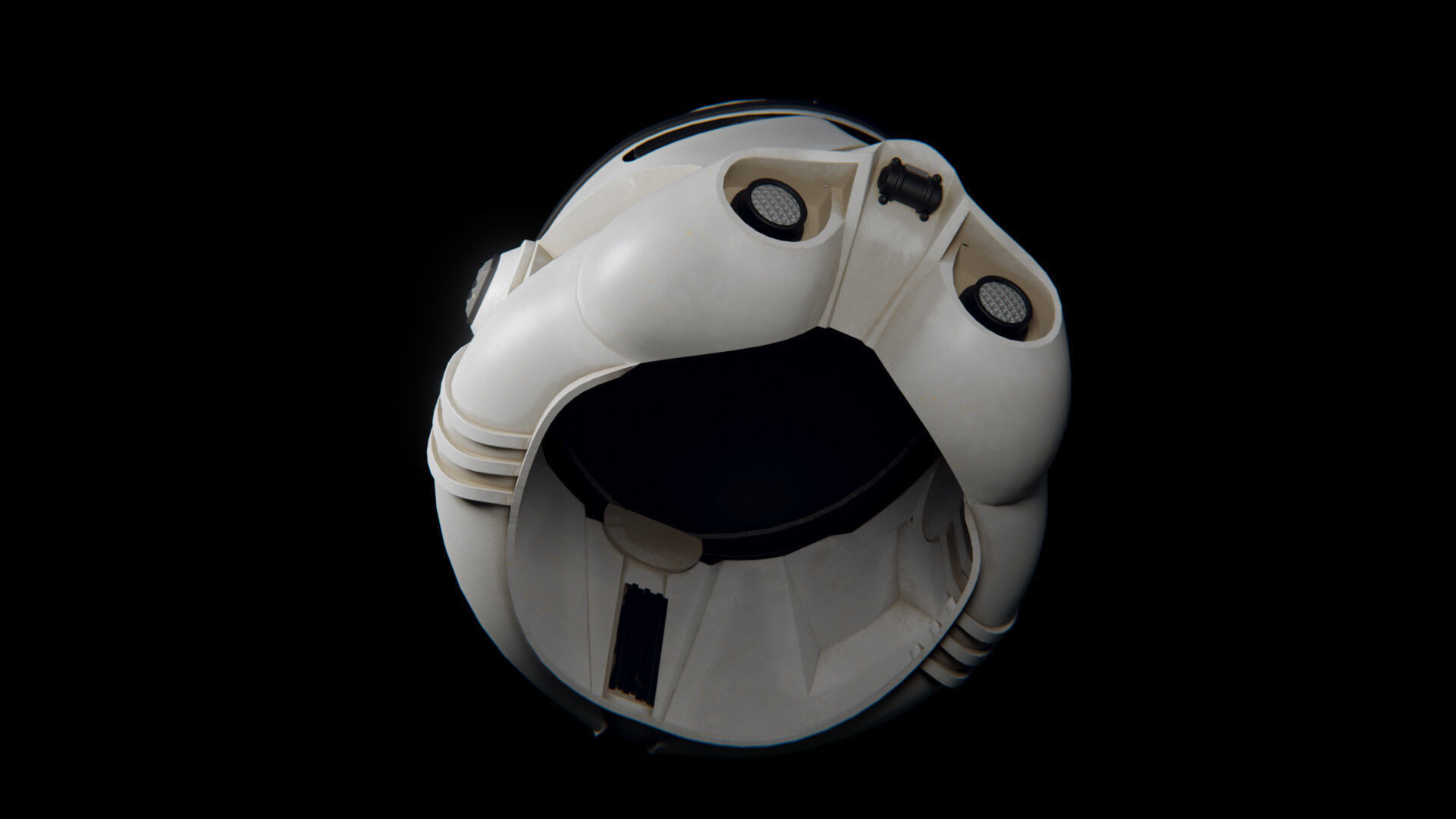 3D Star wars Phase 2 clone trooper helmet  3D print model_3