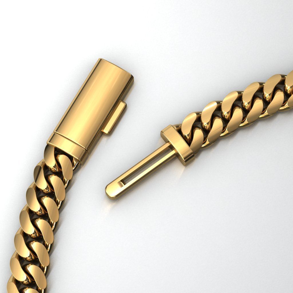 3 MM MIAMI CUBAN LINK CHAIN FOR BRACELET OR NECKLACE 3D print model_4