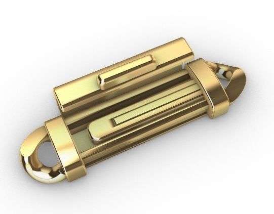 3 MM MIAMI CUBAN LINK CHAIN FOR BRACELET OR NECKLACE 3D print model_15