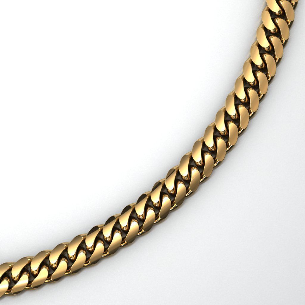 3 MM MIAMI CUBAN LINK CHAIN FOR BRACELET OR NECKLACE 3D print model_5
