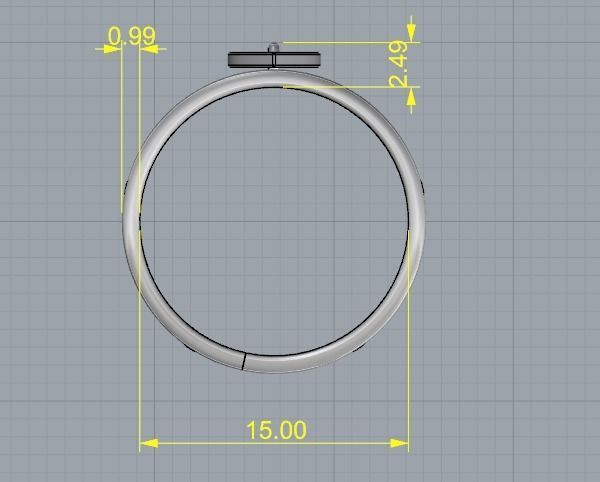 292 Ring with a heart 3D print model_5