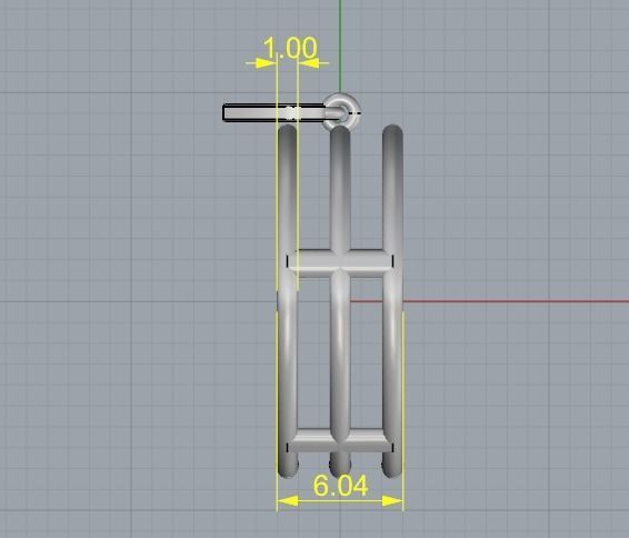 292 Ring with a heart 3D print model_6