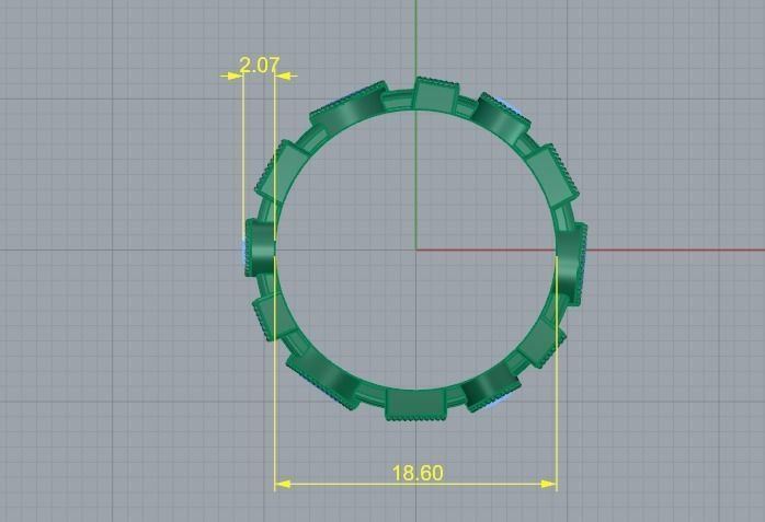 290 Ring 3D print model_4