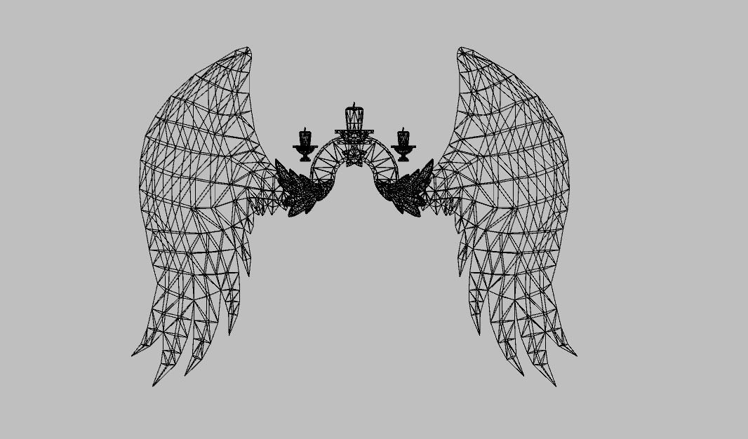 Red Wing Low-poly 3D model_14