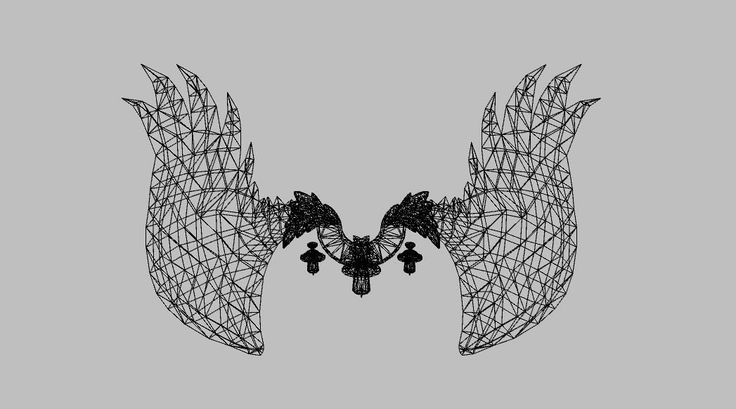 Red Wing Low-poly 3D model_21