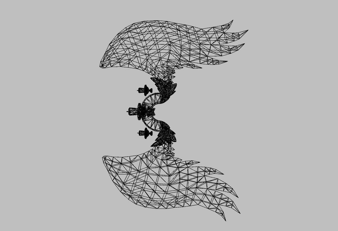 Red Wing Low-poly 3D model_22