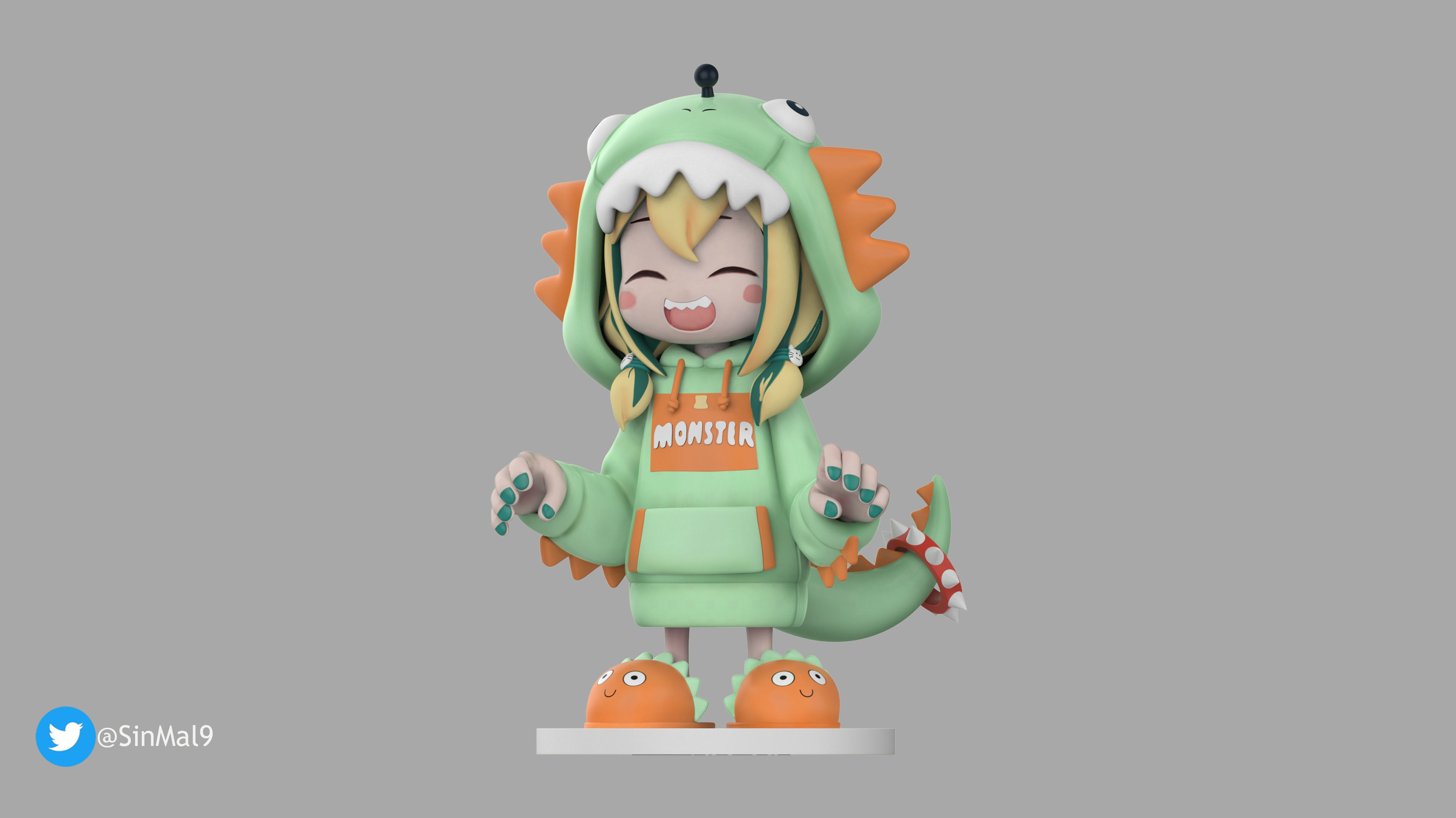 voms proyect pikamee 3d printable figure 3D print model_1