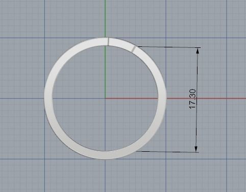 Cross ring 3D print model_2