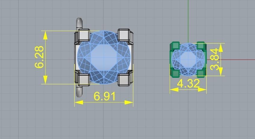 277 Set of earrings and pendant 3D print model_4