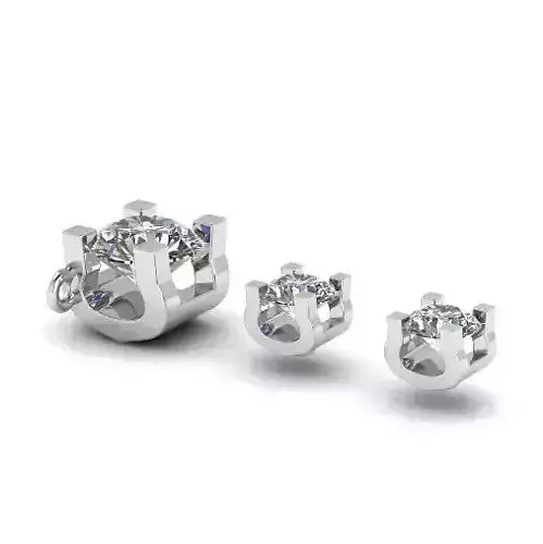 277 Set of earrings and pendant