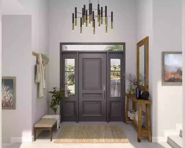 VRAY READY ENTRANCE SCENE 01