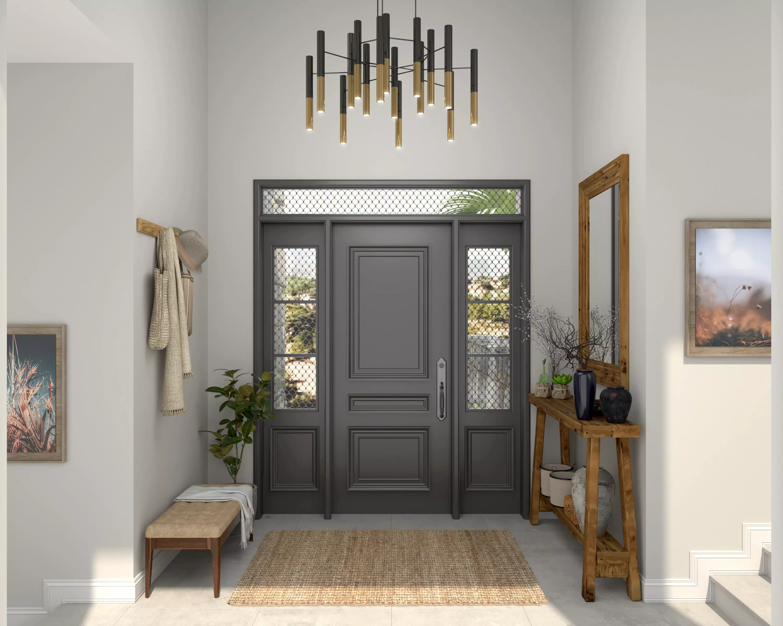 VRAY READY ENTRANCE SCENE 01 3D model_0