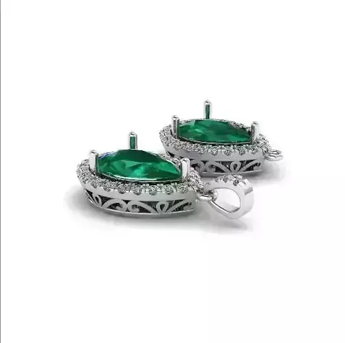 259 Pendant for women two sizes together 3D print model