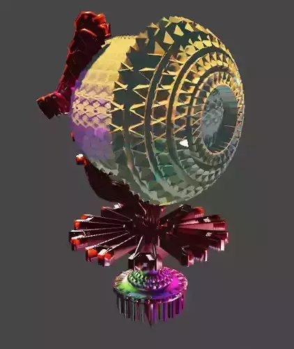 scifi model created with more colorful with awesome 