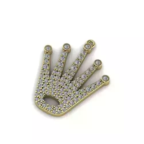 253 Pendant in the form of a crown