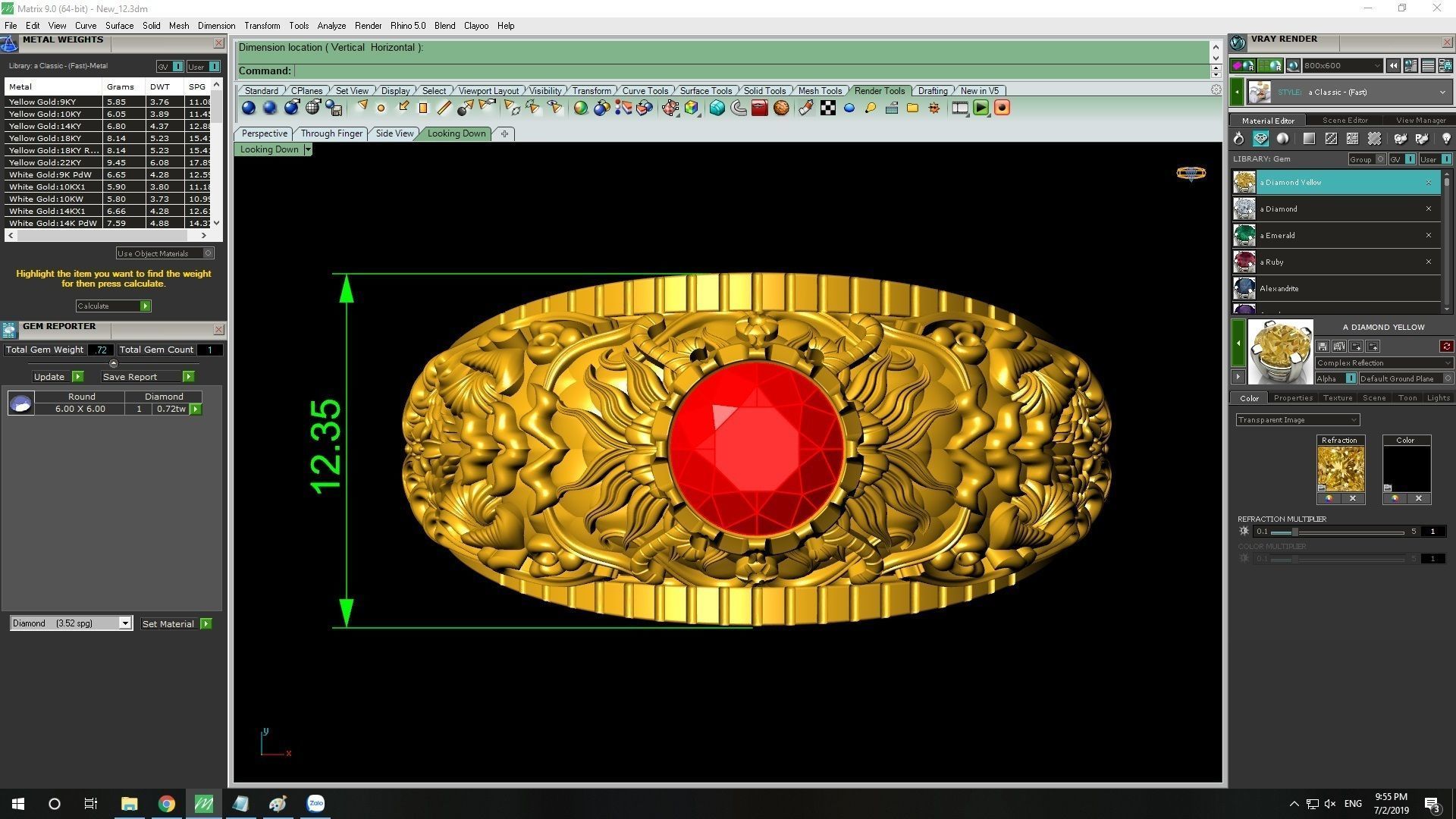 Art Ring 1919 3D print model_12