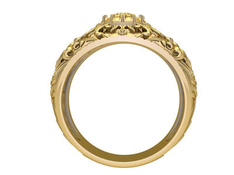 Art Ring 1919 3D print model_10
