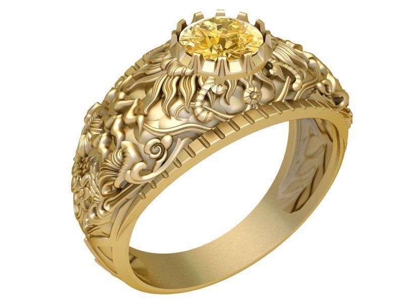 Art Ring 1919 3D print model_5