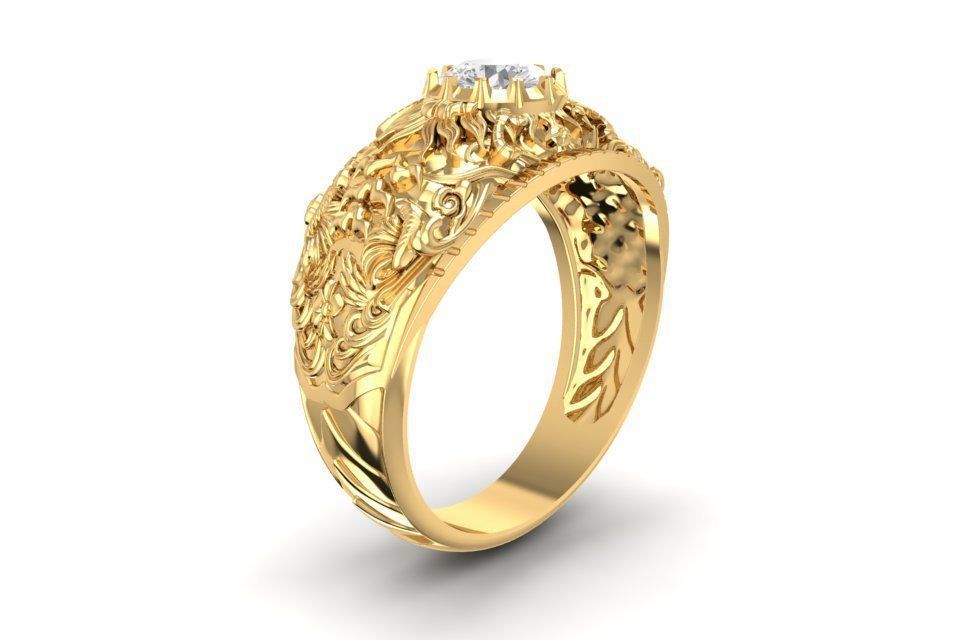 Art Ring 1919 3D print model_6