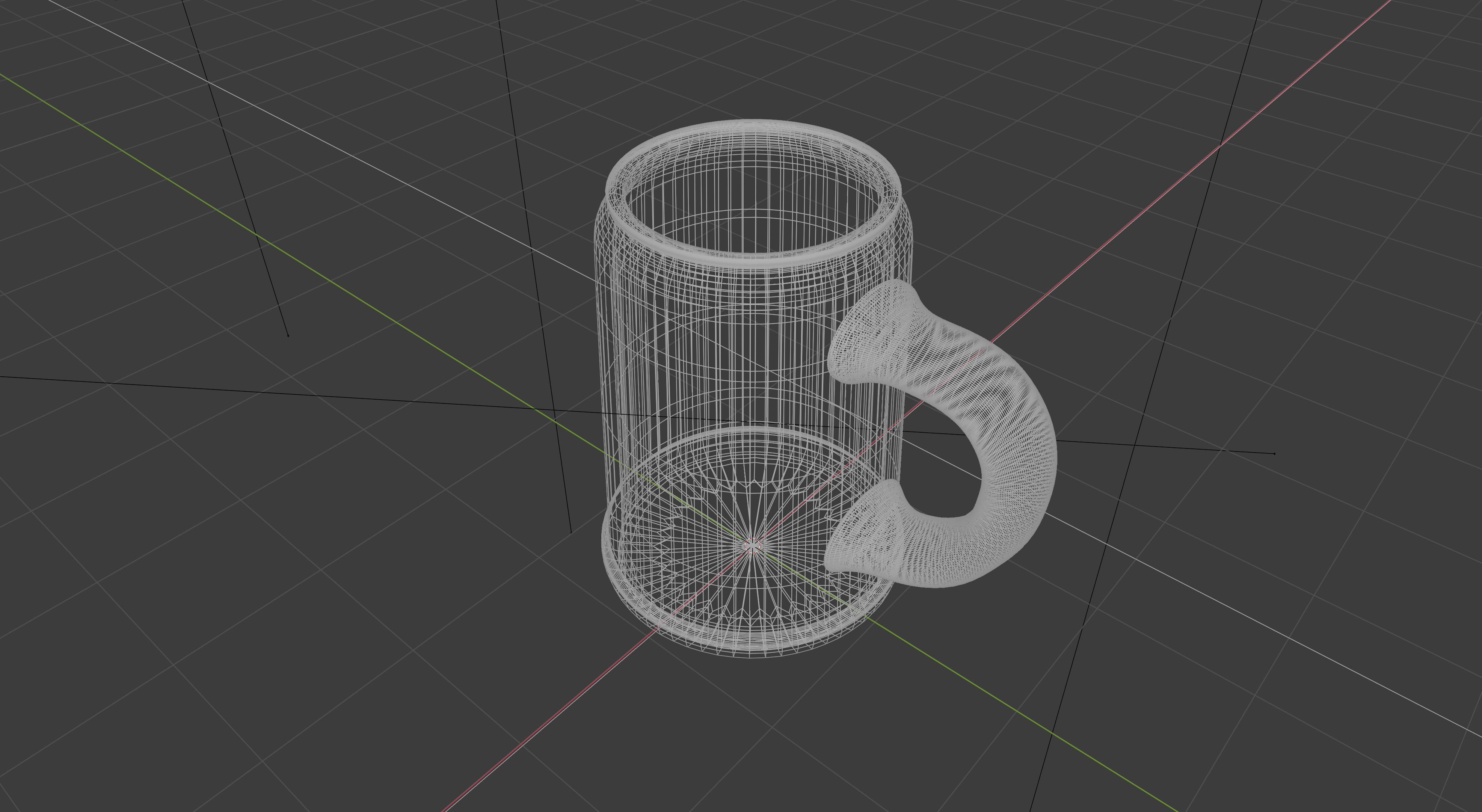 Medieval Beer Mug Low-poly 3D model_5