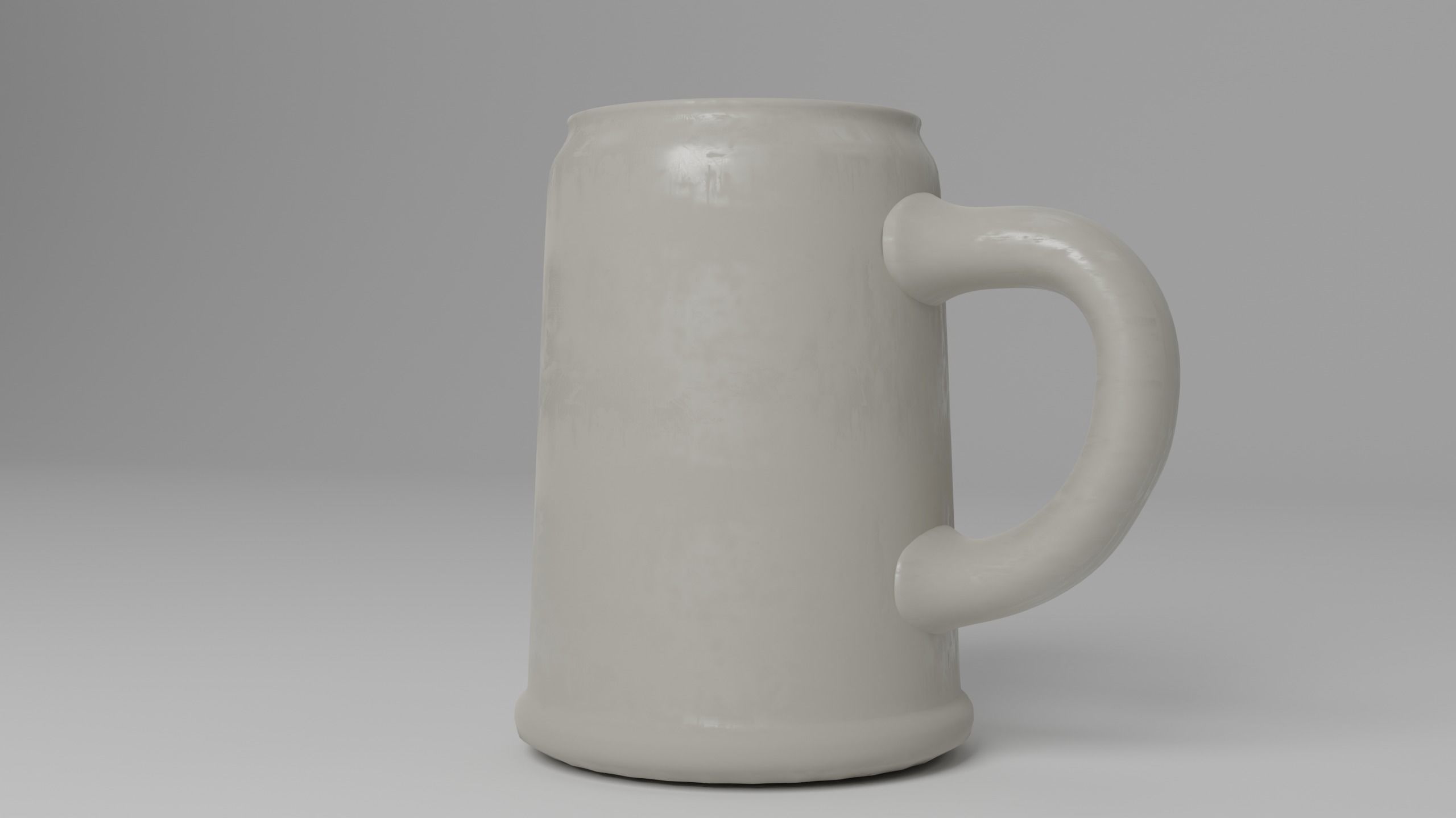 Medieval Beer Mug Low-poly 3D model_3