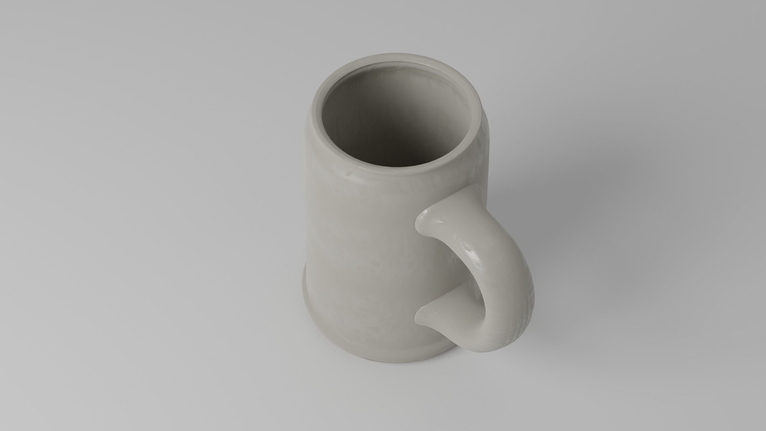 Medieval Beer Mug Low-poly 3D model_1