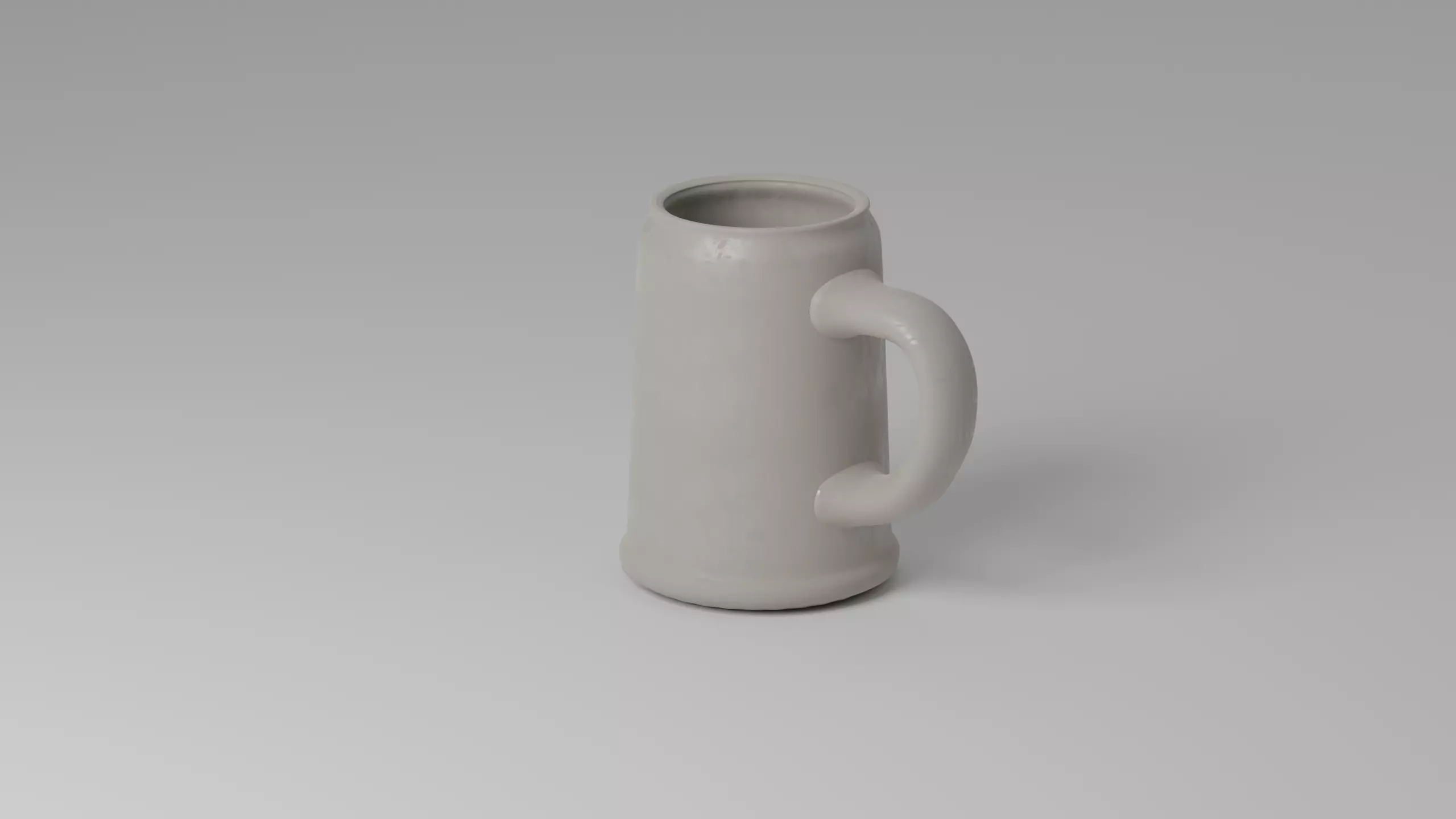 Medieval Beer Mug Low-poly 3D model_0