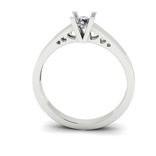 233 Ring with hearts 3D print model_1