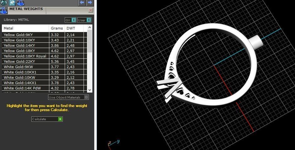 233 Ring with hearts 3D print model_6