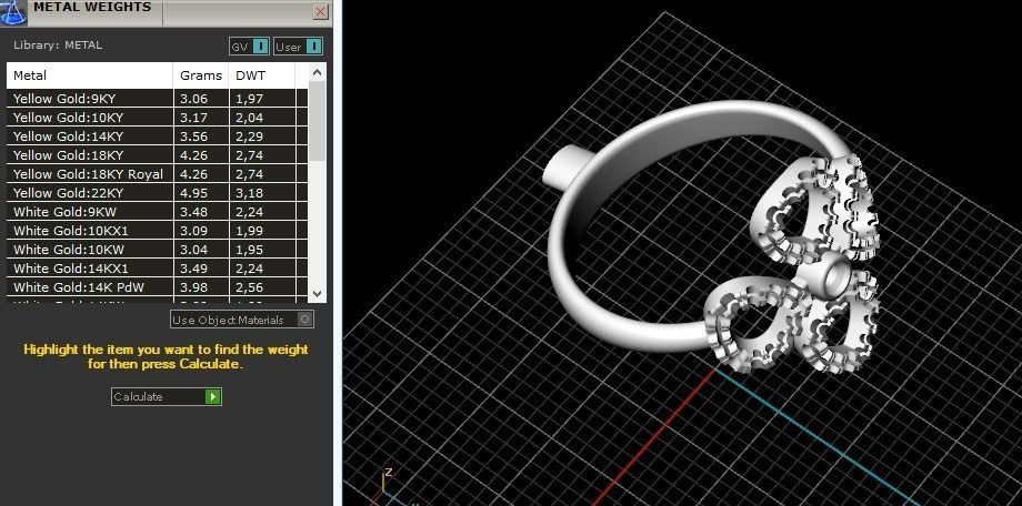 229 Ring with hearts 3D print model_6