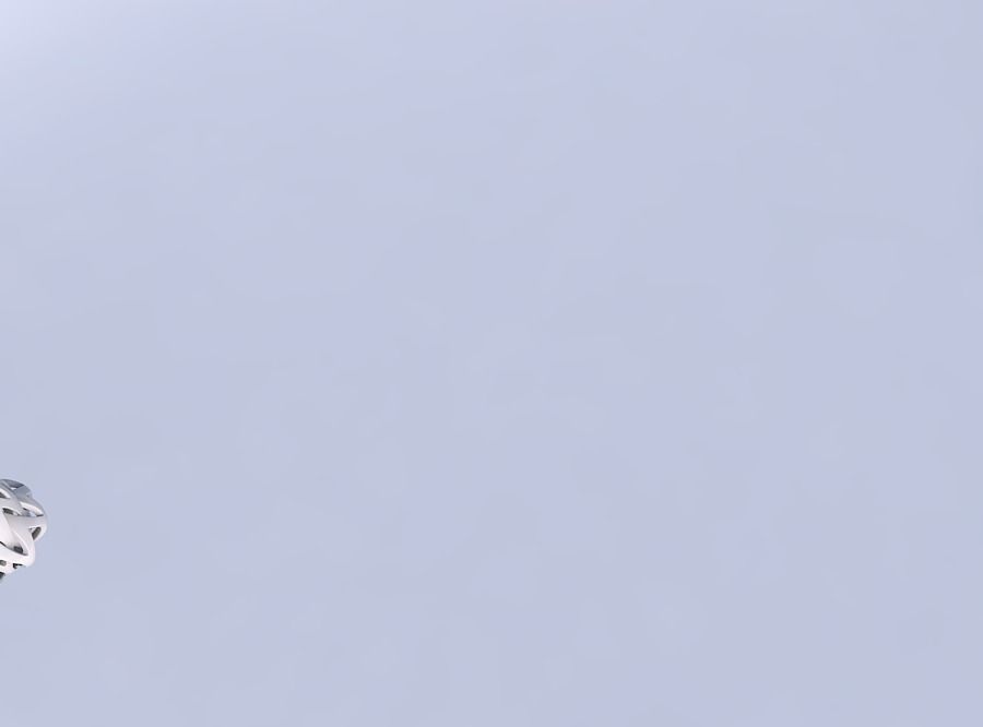 Vase curved wide with intertwining lines tapered 2 3D print model_1