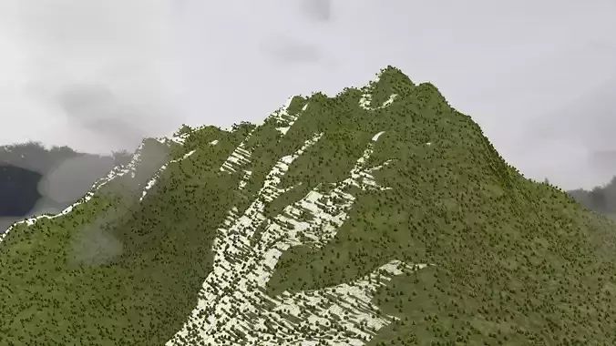 Mountains mountain in minecraft