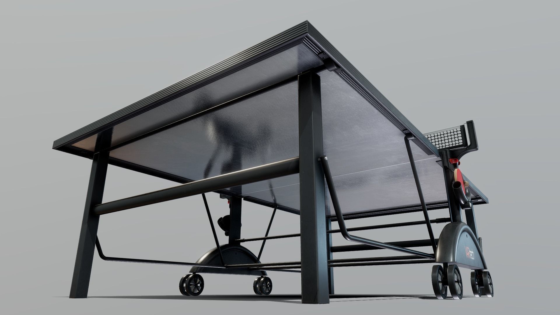 Ping Pong Table - Game Ready Low-poly 3D model_3