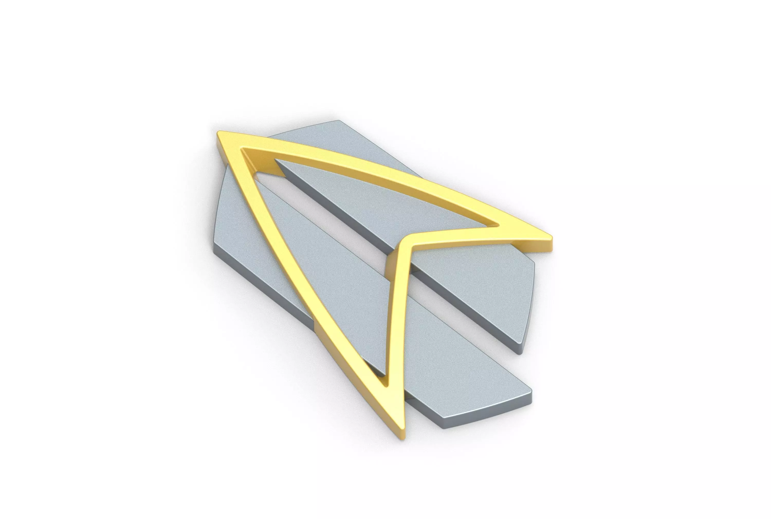 Star Trek Badge TNG All Good Things 3D print model_0