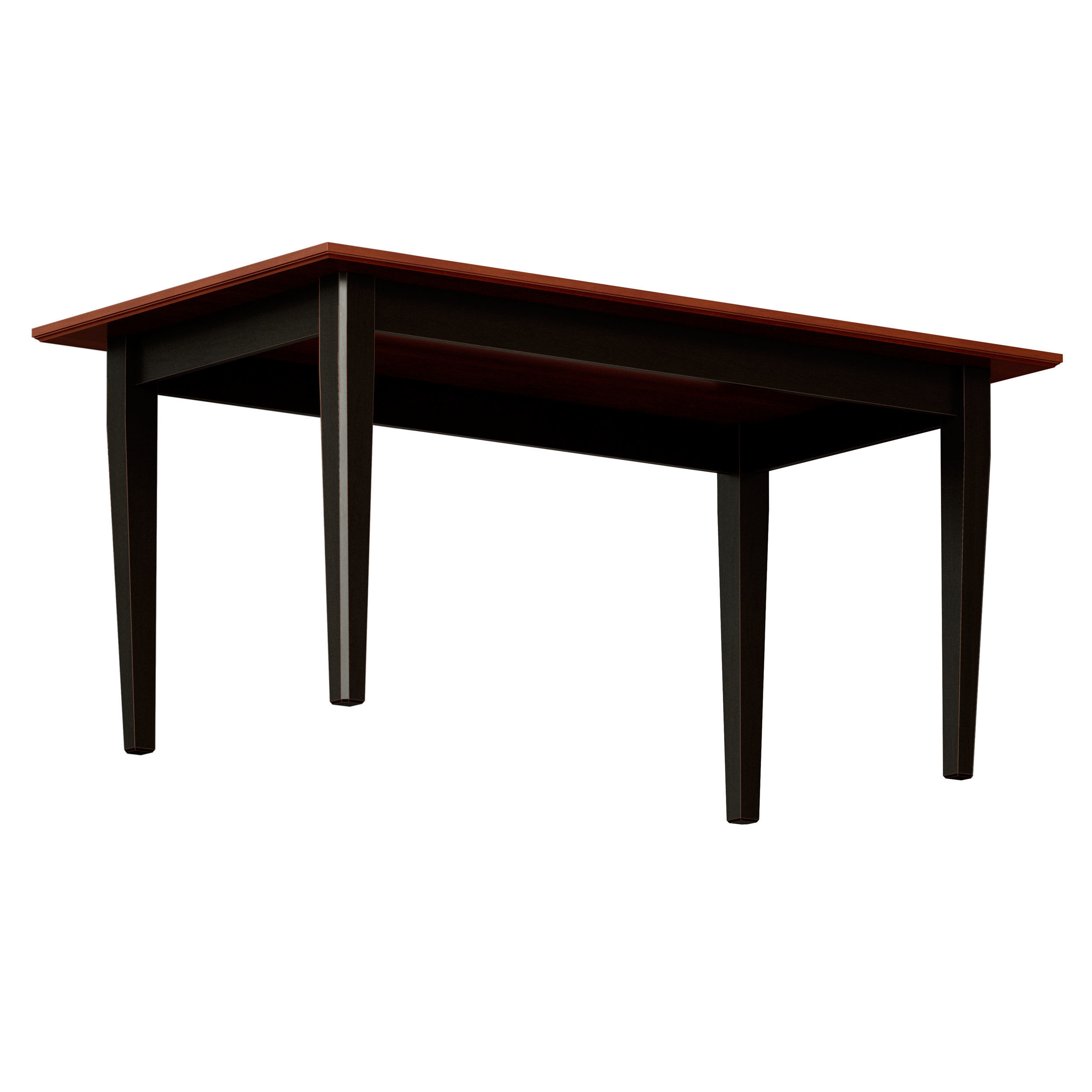 Pranzo II Bruno Extension Dining Table Crate and Barrel 3D model_2