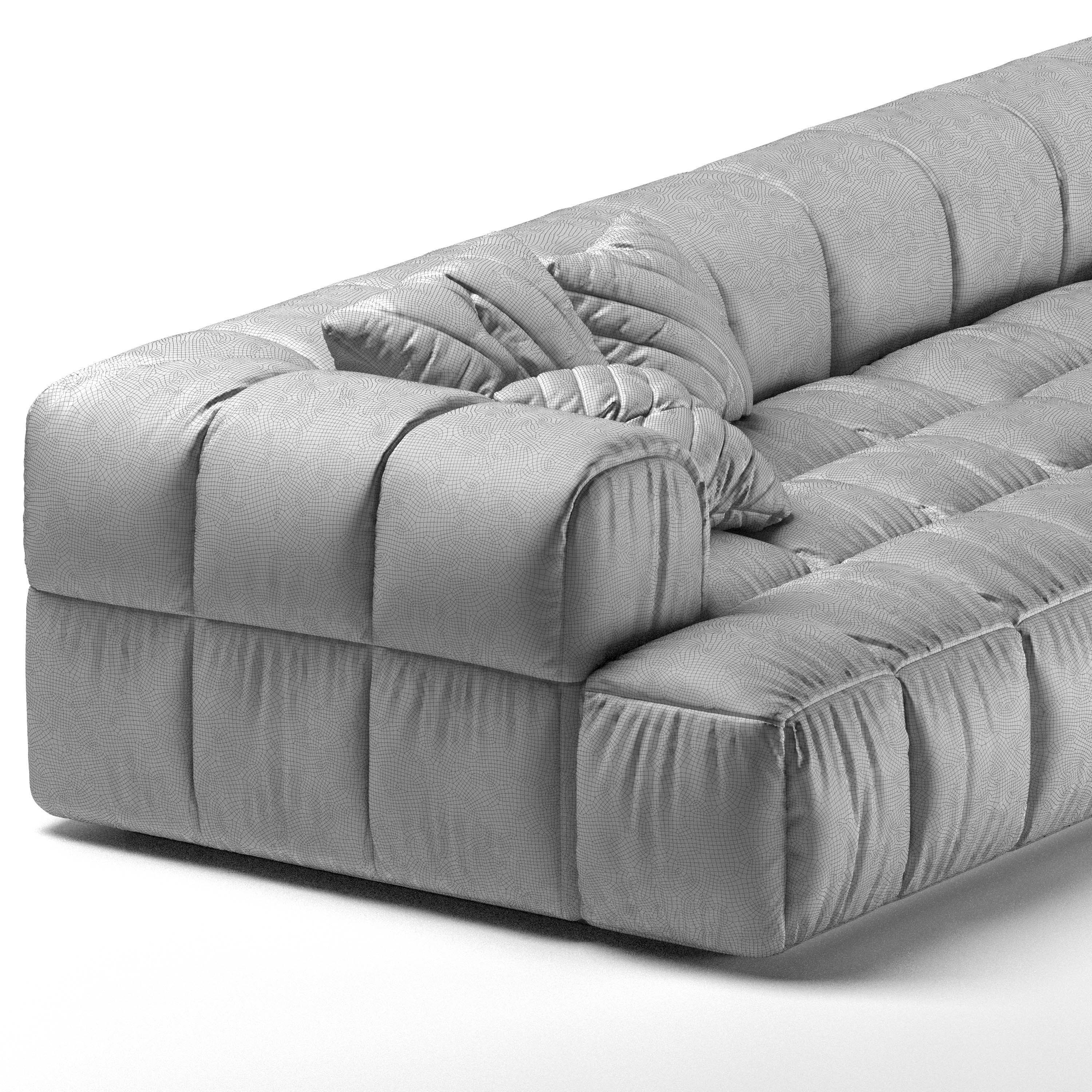 Strips modular sofa by Arflex 3D model_4